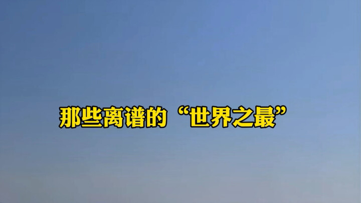 The Craziest “World’s Largest” Records