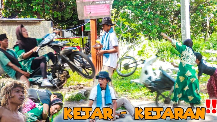 IBUK PELEMENG KEJAR  - KEJARAN ‼ Komedi Inak Pelemeng