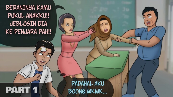 Ibu Guru Dizalimi 1 – Tegur murid manja, berujung dipenjara  Kartun Drama