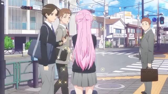 Pemuda ini bernama Izumi dan berteman dengan Shikimori di jalan raya