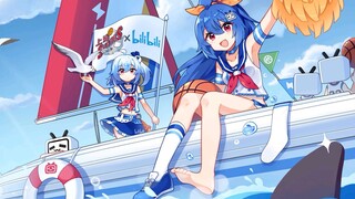 22娘33娘勾指起誓，末尾哔哩哔哩干杯彩蛋