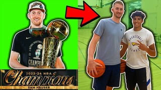 How I Randomly Met Celtics NBA Champ Sam Hauser!
