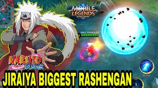 JIRAIYA BIGGEST RASHENGAN IN MOBILE LEGENDS