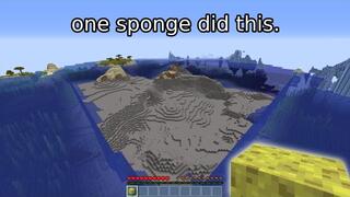 I drained the ocean with one sponge...