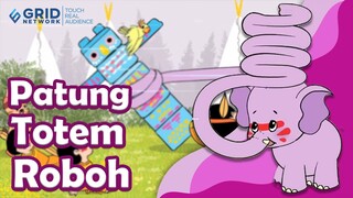 Cerita Anak - Patung Totem Roboh - Bona and Friends - Kartun Anak
