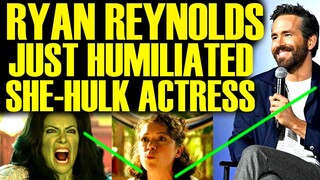 RYAN REYNOLDS JUST DESTROYED SHE-HULK ACTRESS AFTER DEADPOOL & WOLVERINE FIASCO! WOKE DISNEY FAILS