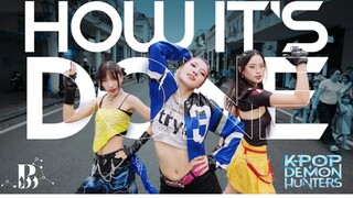 韩国流行女孩舞蹈 [KPop Demon Hunters In Public] "How It's Done" - HUNTR/X舞蹈表演