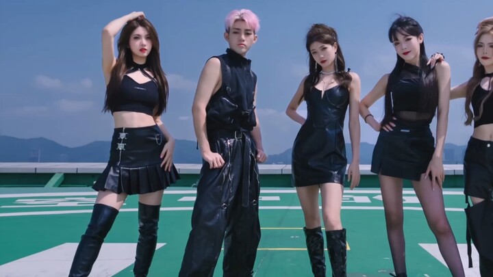 Keren sekali mereka menghabiskan banyak uang untuk membeli helipad dan menari mengikuti lagu "I AM" 