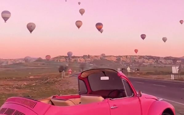 “Please tag the cutest girl in the world to see this romantic hot air balloon ride!”