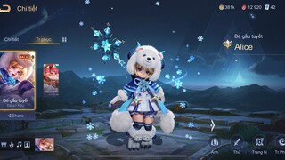 Liên Quân Mobile - Review Skin Alice Bé Gấu Tuyết Full HU Cực Đẹp