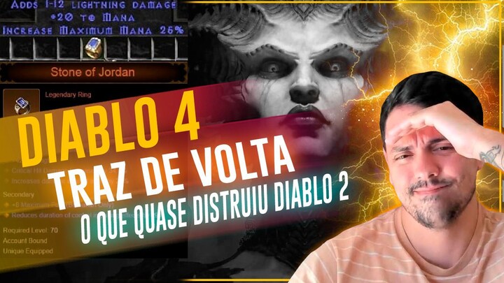 Diablo 4 traz de volta algo que quase destruiu Diablo 2