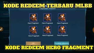 KODE REDEEM TERBARU MLBB BULAN SEPTEMBER 2020!!! KODE REDEEM HERO FRAGMENT - MLBB