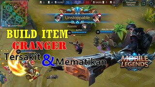 Pro Player Pakai ini BUILD ITEM GRANGER Tersakit dan paling Mematikan