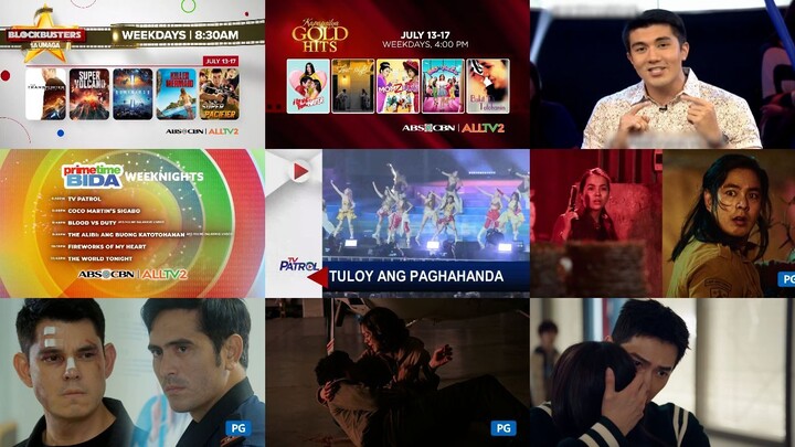 ABS-CBN sa ALLTV2 Commercial Break July 13, 2026 (Monday) (Sigabo, Blood VS Duty, The Alibi & FWOMH)