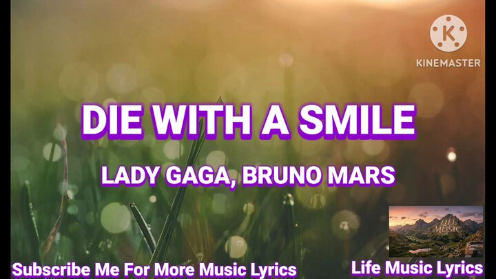Lady Gaga, Bruno Mars - Die With A Smile (Lyrics)