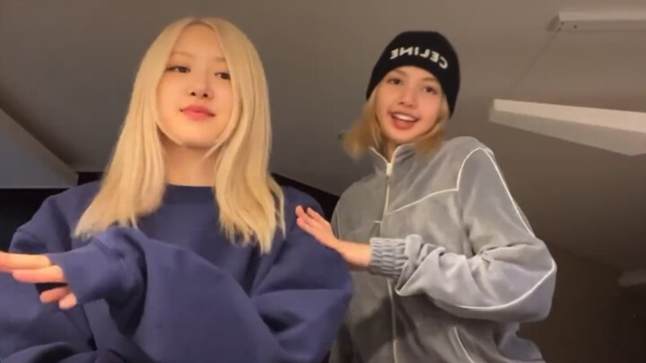 Thử thách jiggle jiggle phiên bản livestream của LISA và ROSÉ