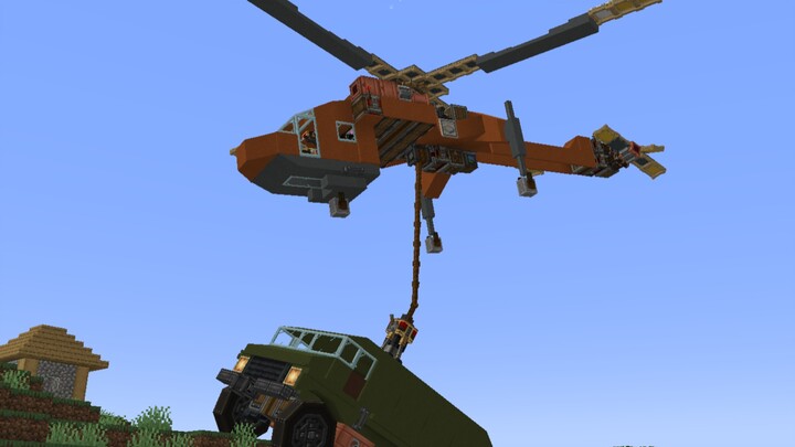 Mechanical Power Aeronautics Hoisting Helicopter
