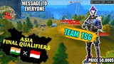 FREE FIRE SEA IN ASIA QUALIFIERS TSG WON THE FINALS || OUR REACTION FOR INDONESIA 🇮🇩 || FREEFIRE