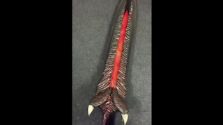 Devil Sword Dante - 2600 หยวนสามารถเปิดและปิดดาบวิเศษ Dante props ชื่นชมได้