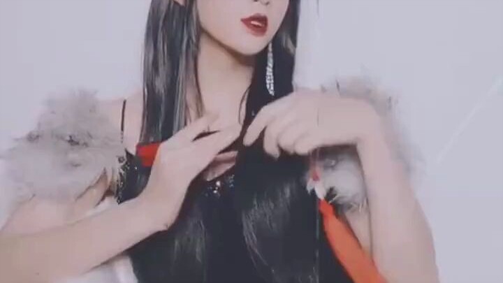 This younger brother is really talented at makeup!