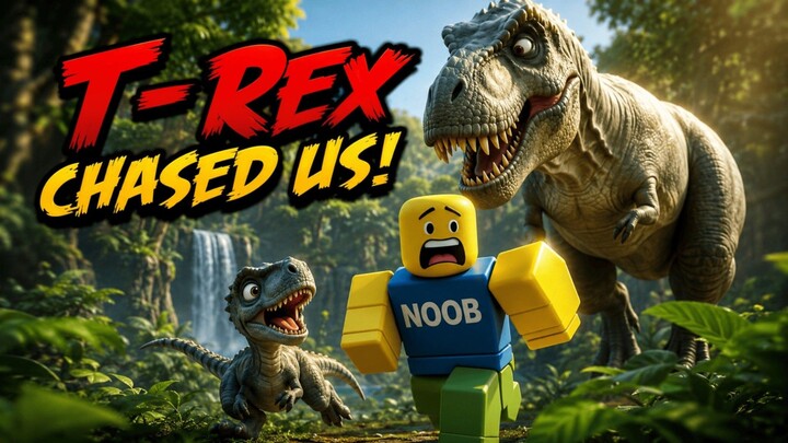 Roblox Noob adventure with Trex