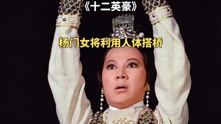 杨门女将利用人体搭桥，成功躲过辽兵追杀《十二英豪》