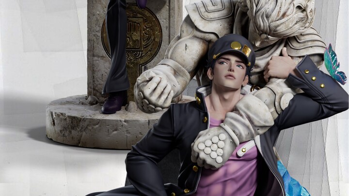 Hiển thị chi tiết hơn về JOJO Jotaro.Phụ kiện Double N có thể thay thế được.