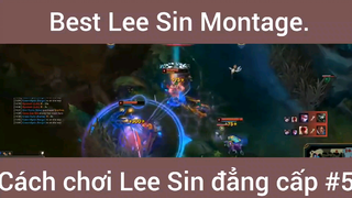 Best Lee Sin Montage Cách Chơi Lee Sin Đẳng Cấp #5