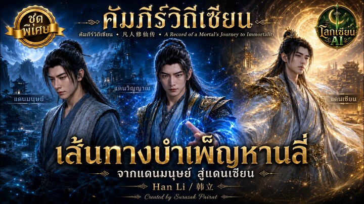 🔥 คัมภีร์วิถีเซียน ชุดพิเศษ | เส้นทางบำเพ็ญหานลี่ จากแดนมนุษย์สู่แดนเซียน
