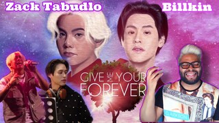 Zack Tabudlo & Billkin - Give Me Your Forever  [BYE 2021 Performance] (Reaction) | Topher Reacts