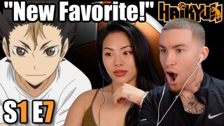 "HE IS MY FAVORITE!" | Haikyuu!! Reaction S1 Ep 7