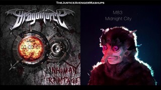 DragonForce VS M83 - Through the Midnight City (Mashup)
