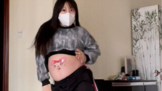 [Pregnant women street dance] Oh! She even does street dance for prenatal education in private! "Umb