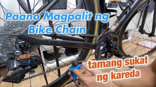 Paano Magpalit ng Bicycle Chain | PYC 11 speed Bike chain Oil Slick