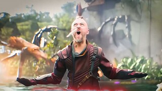 Kraglin has been with Yondu since he was a child and is one of his children.