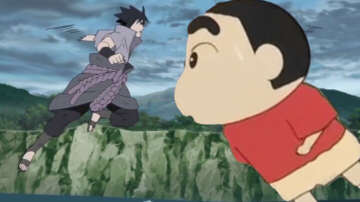 Crayon Shin-chan vs.Uchiha Sasuke (Bagian 2)!