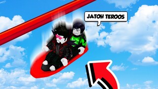 KITKITA NYERAH TERJUN DARI PEROSOTAN TERPANJANG DI ROBLOX INI!!!