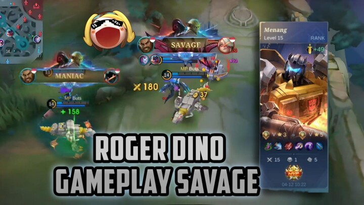 GEMPLAY ROGER DINO NI BOS AUTO SAVEGE🔥🔥