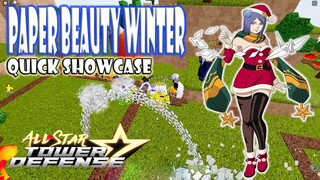 PAPER BEAUTY WINTER (KONAN) QUICK SHOWCASE - ALL STAR TOWER DEFENSE