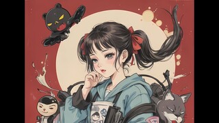 命运老巷掌中图，踏刺泪成海，回头骨已疼