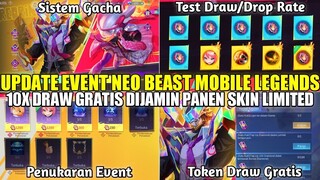 UPDATE EVENT NEO BEAST MOBILE LEGENDS!! PERATURAN DRAW, PRIZE POOL, DAN TOKEN DRAW GRATIS