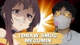 This Smug Smile of Megumin 🤣 KonoSuba Fanart | Megumin on a whiteboard