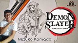 DEMON SLAYER | Nezuko Kamado | Freehand Sketch