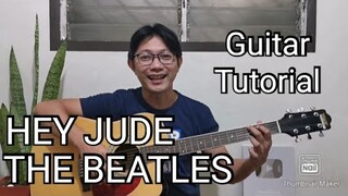HEY JUDE | Guitar Tutorial for Beginners