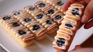 บลูเบอร์รี่เลมอนเค้ก blueberry Lemon cake sticks l ครัวป้ามารายห์