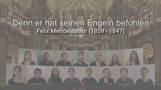 Denn er hat seinen Engeln befohlen / FELIX MENDELSSOHN / UP Singing Ambassadors/MUSiKABAHAGi ‘20-‘21
