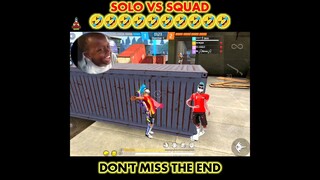 solo vs squad situation- dhak dhak karne laga😮 op funny clip #shorts #viralshort  viral😃😃