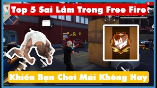 (Free Fire) Top 5 Sai Lầm Khiến Bạn Chơi Free Fire Mãi Không Pro - Thủ Thuật Chơi Hay | Huy Gaming