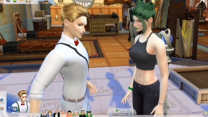 [JOJO/The Sims 4] Khu nhà của gia đình Qiao gặp rắc rối