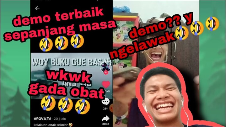 Demo terbaik sepanjang masa🤣🤣 -react video lucu demo part 2